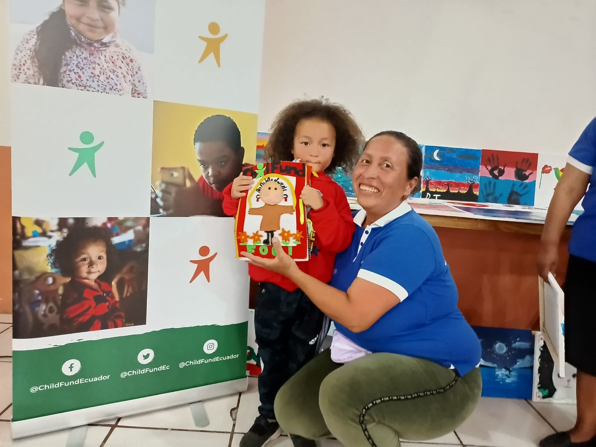 Encuentro de FOCI y ChildFund con niñas, niños y sus familias